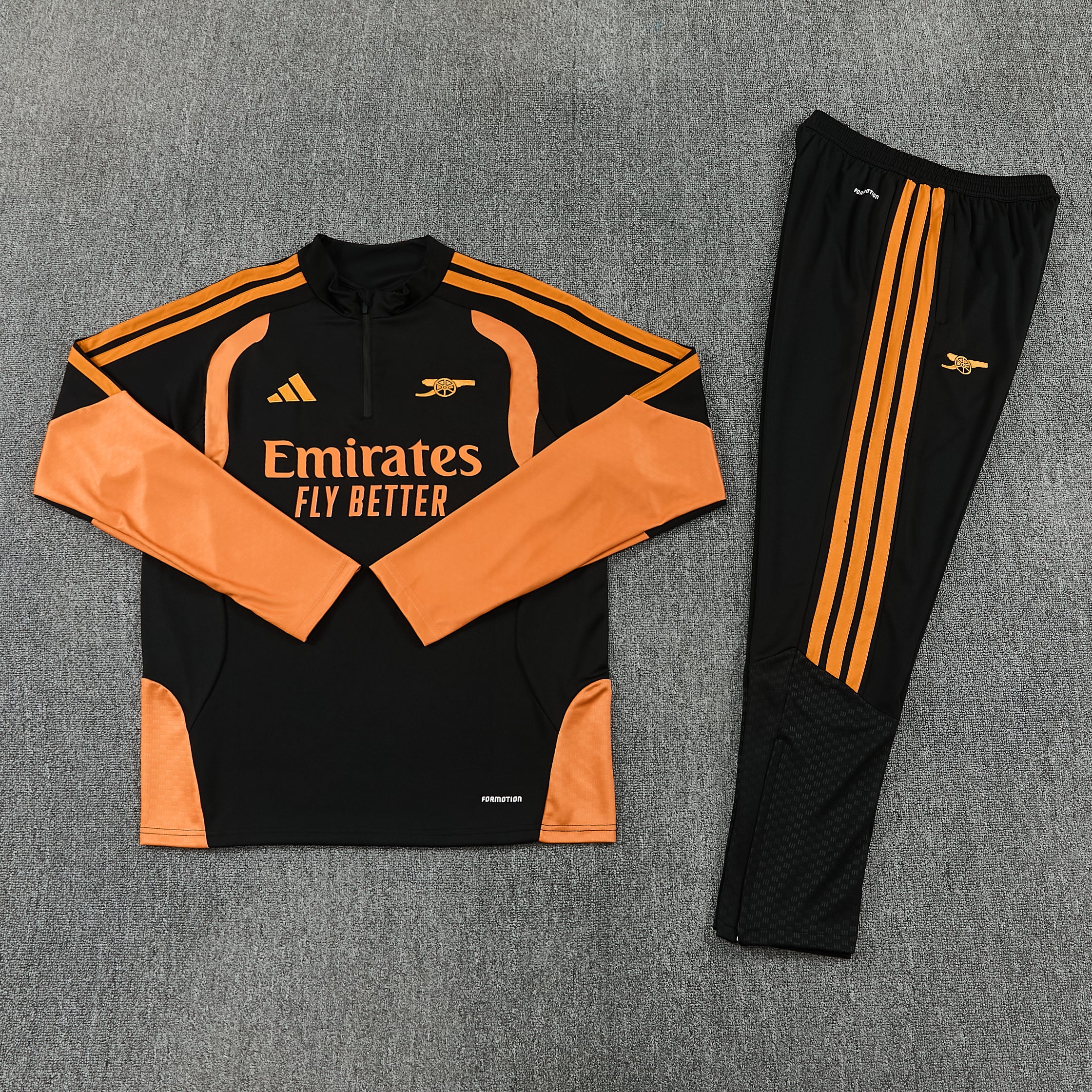 Training Suit 26/27 - Black and Orange