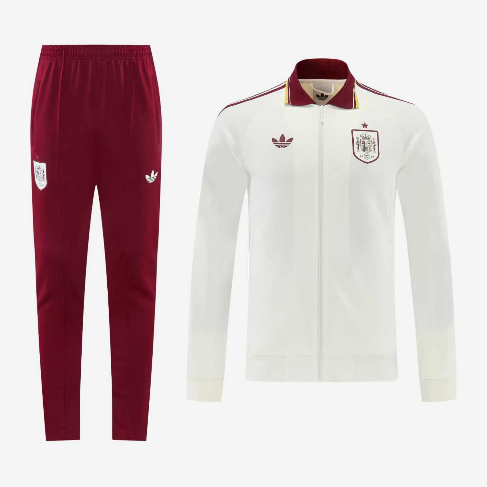 Tracksuit 26/27 - White and Burgundy