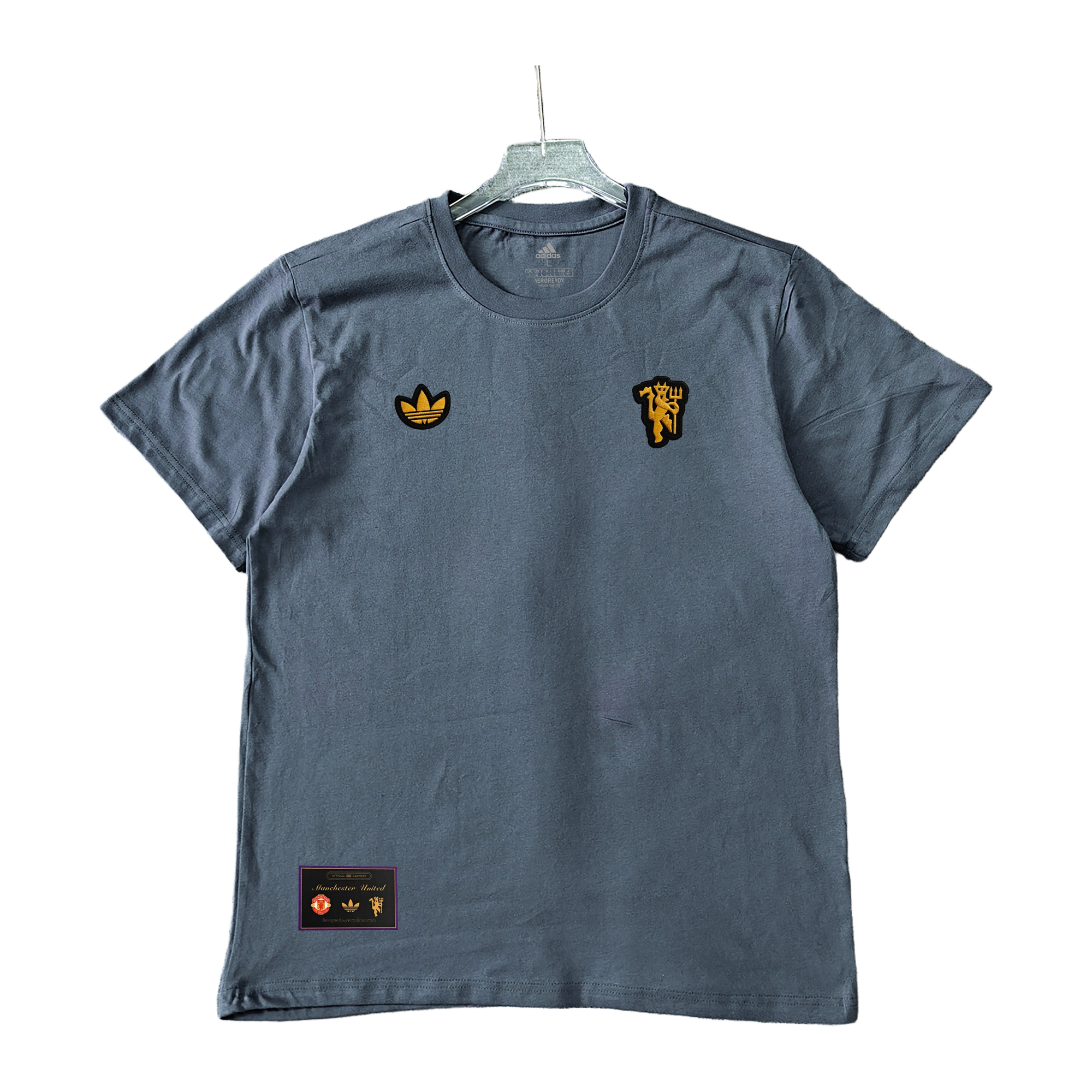[Grey] T-Shirt - Black