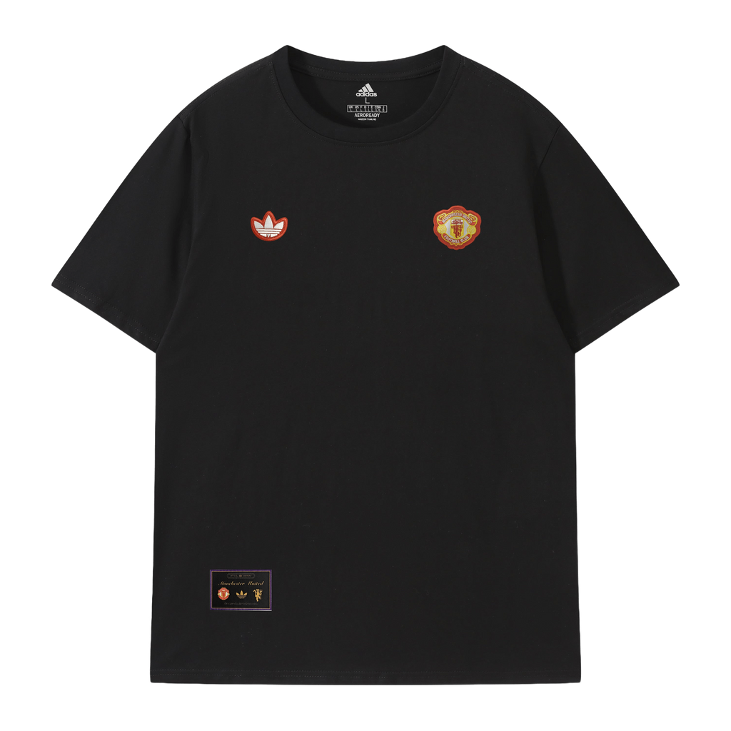 [Black] T-Shirt - Red
