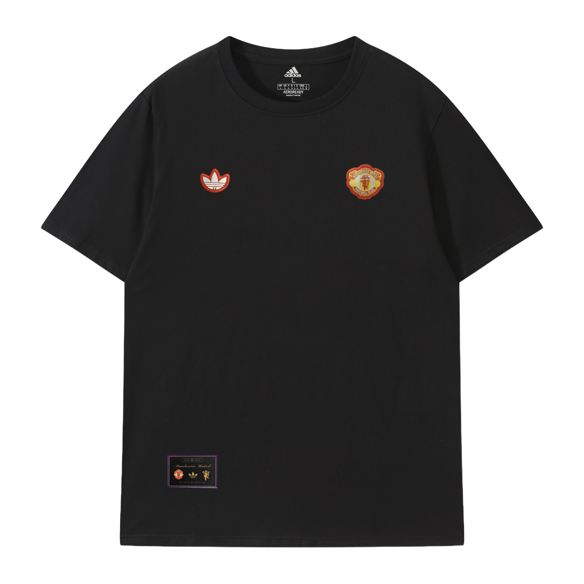 [Black] T-Shirt - Red