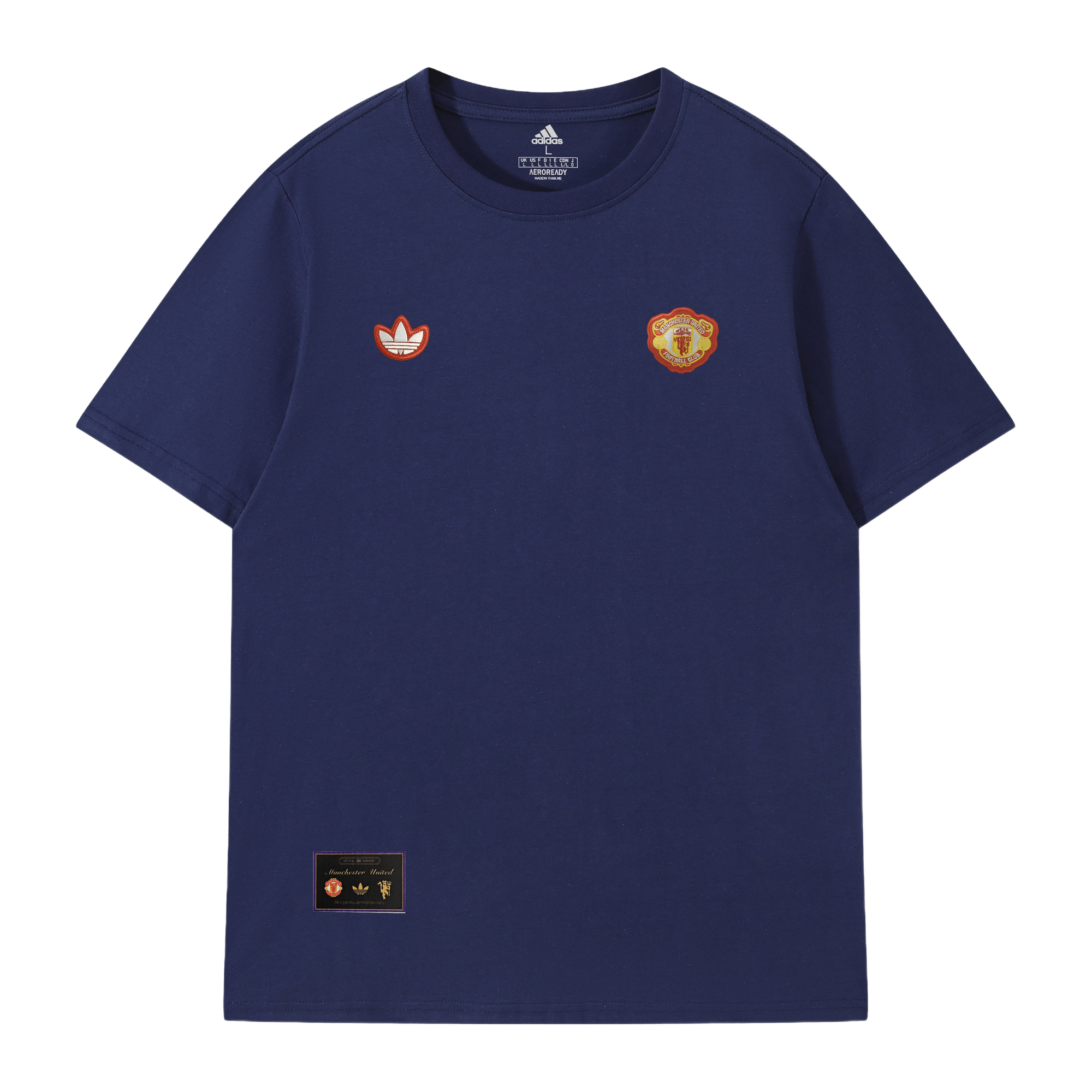 [Dark Blue] T-Shirt - Red