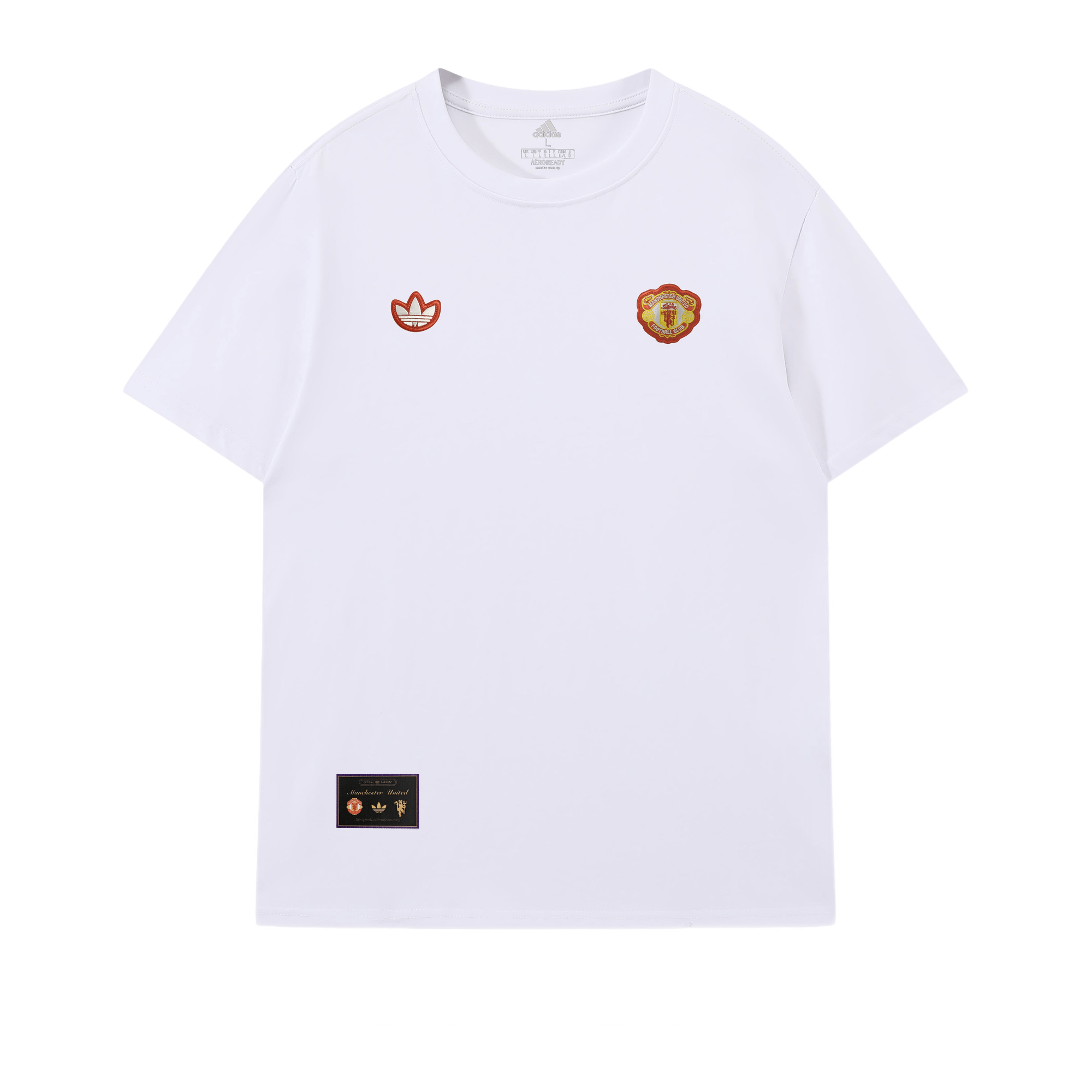 [White] T-Shirt - Red