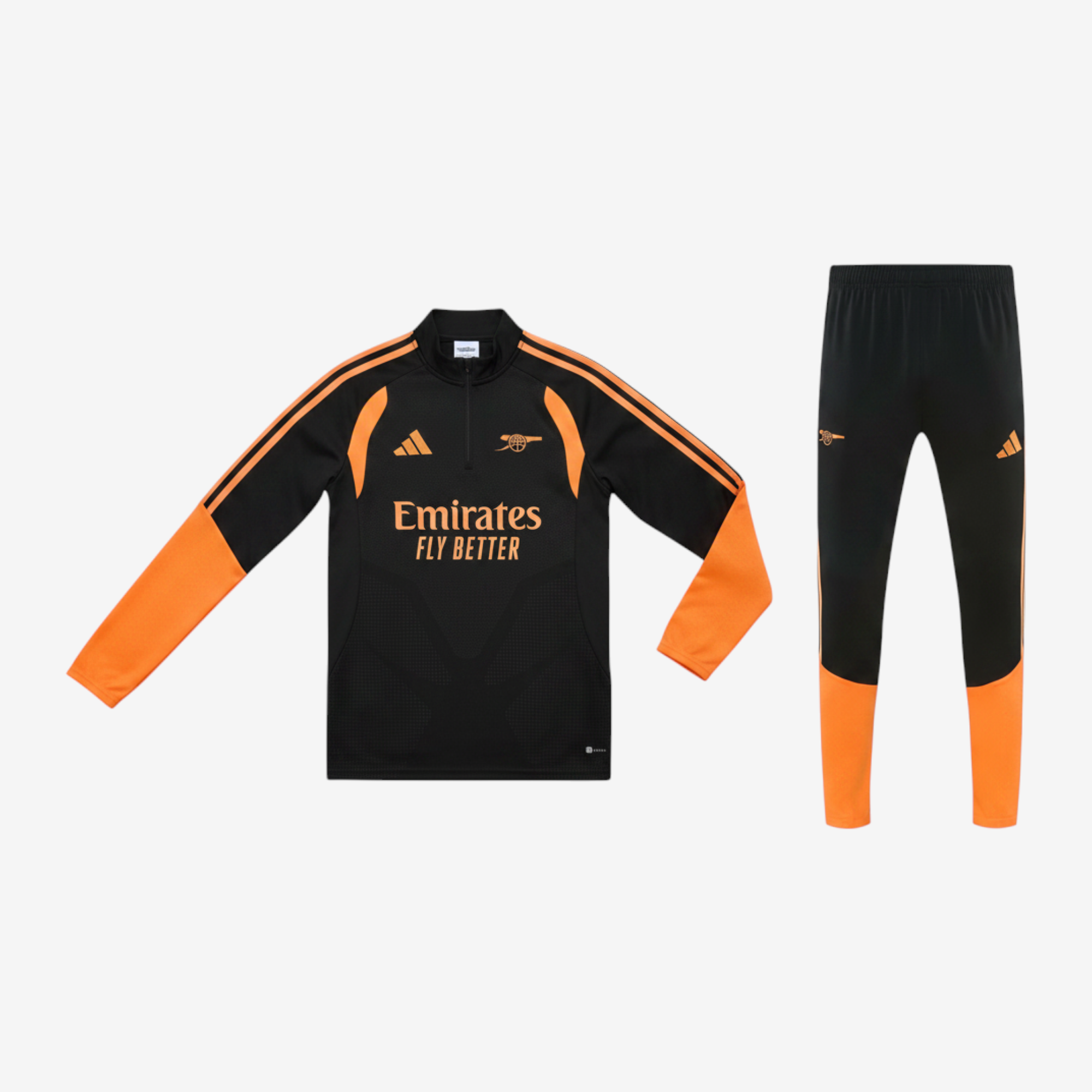 Kids Tracksuit 26/27 - Black and Orange front