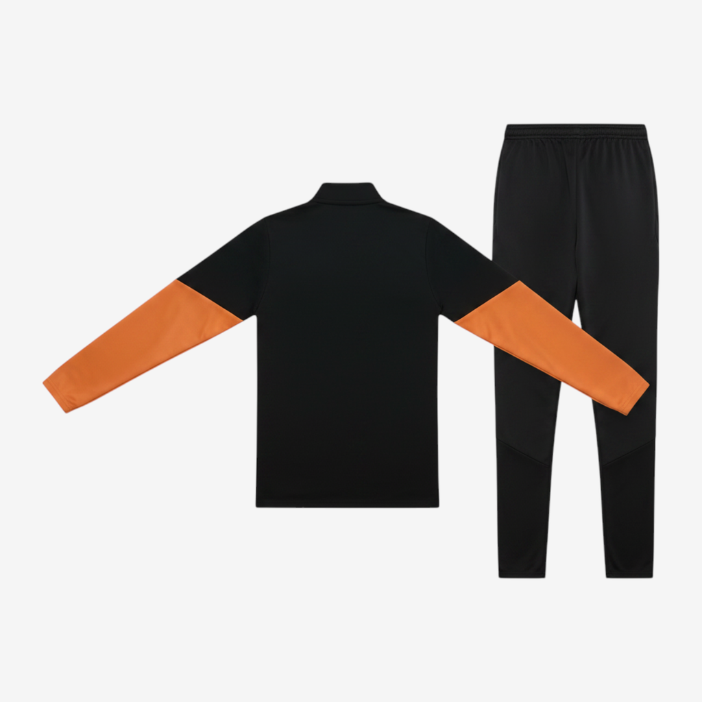 Kids Tracksuit 26/27 - Black and Orange back