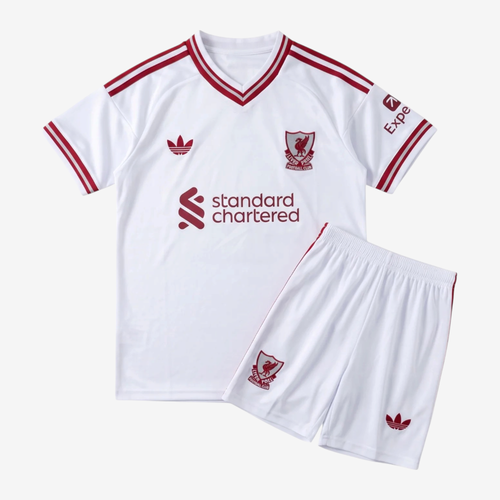 [White Shorts] Away 26/27 Kids Shirt Kit shorts
